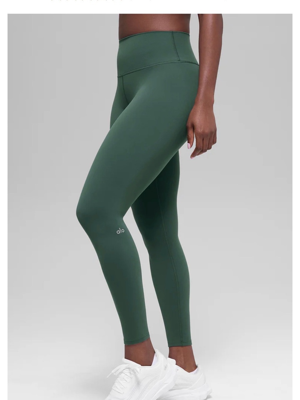 ALO Softsculpt High-Waist Legging in Clover Green